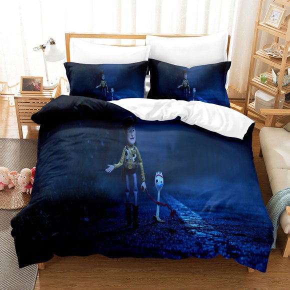 Toytory 3 PCS Comforter Set with 2 Pillowcases,Toytory Bedding Set Sheet Set for Kids Adults,All Season Lightweight