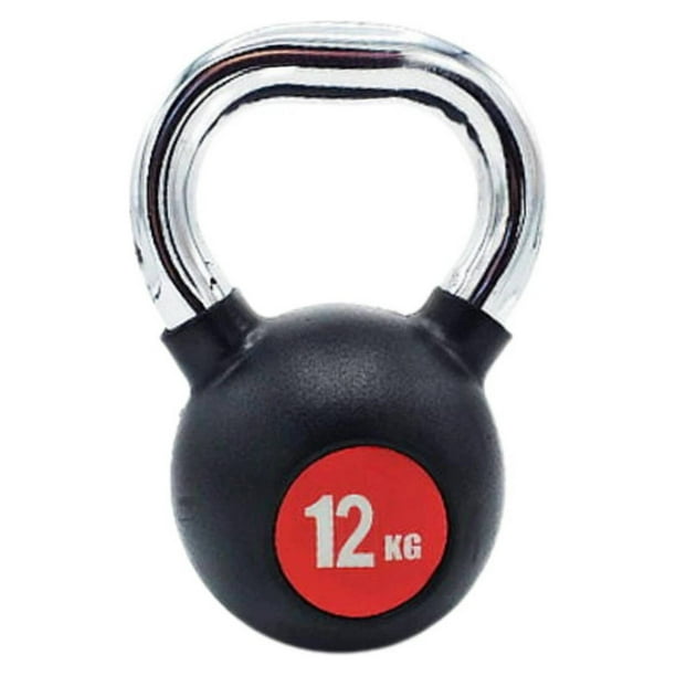 Kettlebell pesas mancuernas rusas asa metal 12 kg