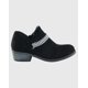 thumbnail image 2 of Botin plano, con cierre color negro Danicolle, 2 of 4