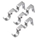 thumbnail image 2 of Juego De 3 Soportes De Pared Para Barra De Cortina De Metal Ajustable, Color Plateado, 2 of 3