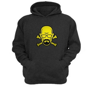 Genérico - Polerón Canguro Heinsenberg Gris Oscuro Talla Xs Unisex
