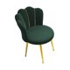 thumbnail image 2 of Silla De Tocador Silla Auxiliar Moderna Y Suave Con Patas De Metal Para Cafetería, Salón, Dormitorio, Verde, 2 of 5