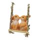 thumbnail image 2 of Swing Animal Garden Statue Regalo Divertido Figura Linda Para La Estatua De Conejo De La Terraza Del Patio Al Aire Libre, 2 of 5
