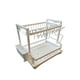 thumbnail image 1 of Escurridor de Platos Minimalista de 2 Niveles Blanco Mate, 1 of 4