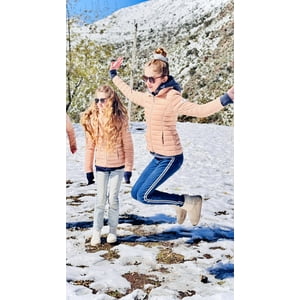 Anastaze - Parka Pluma Color Marron 8-10 Años