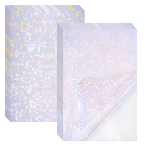 Láminas Laminadas Holográficas Bylion A4 21 × 29,7 cm Pack de 10