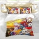 thumbnail image 5 of Undertale Conjunto de sábanas temático, trío de piezas, cómodo y amigable con la piel, diseño único, regalo de decoración para el hogar para familiares, amigos y fans,135cm *200cm, 5 of 6