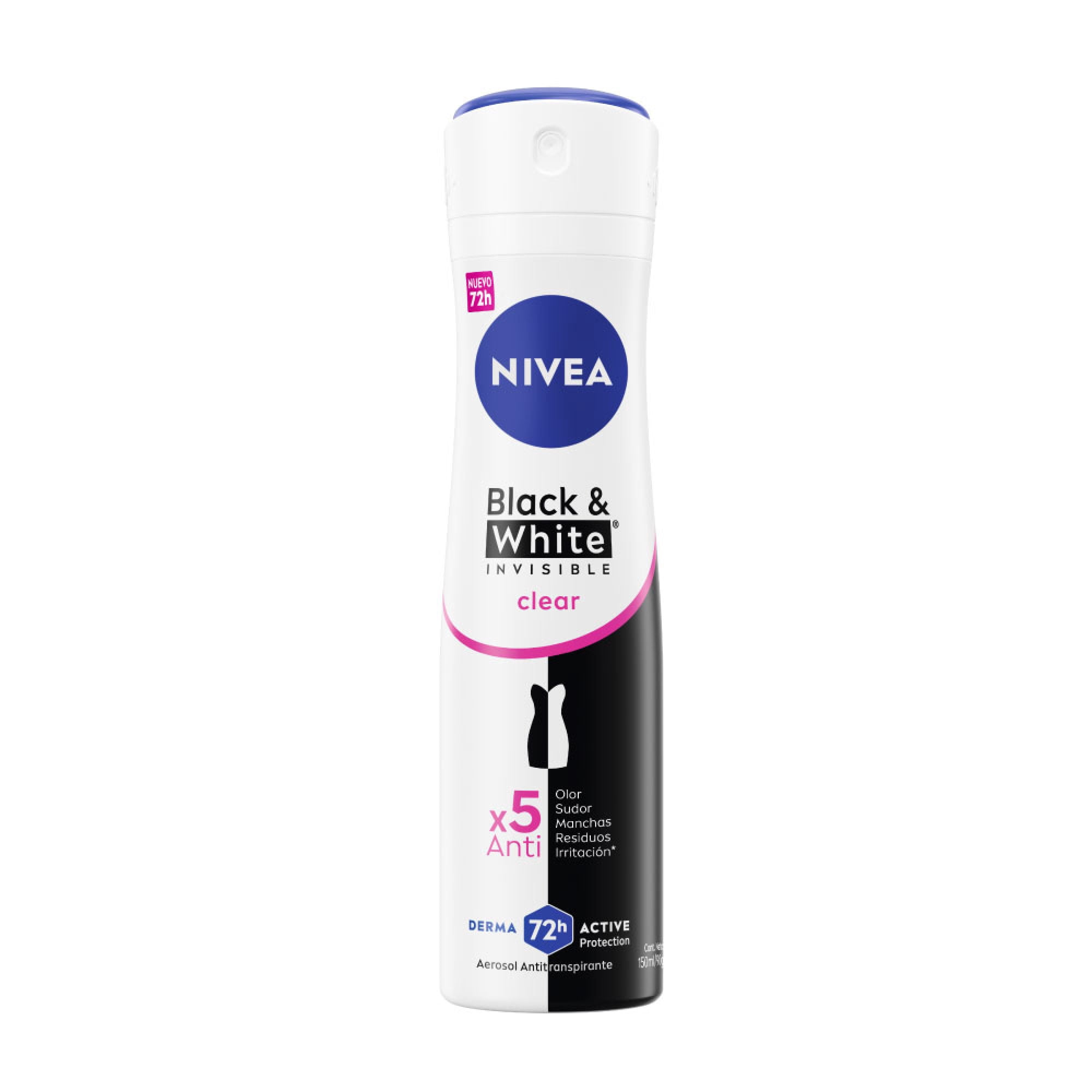 Desodorante Spray Nivea Black & White Clear