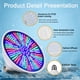 thumbnail image 4 of Luz para piscina Cynlink LED 12V 50W de cambio de color E26, 4 of 7