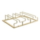 thumbnail image 1 of Organizador De Copas De Vino De Metal 3 Filas Stemware Rack Para Bar Hutch Counter, 1 of 5