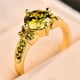 thumbnail image 1 of Stunning Boho Ring with Purple and Pink Zircon - 18k Gold Plated Wedding, Engagement, and Party Ring, 1 of 5