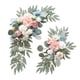 thumbnail image 3 of 2x Arco de boda con flores, letrero de bienvenida, decoración, arreglo floral, guirnalda de fondo, guirnalda de flores artificiales para aniversario Azul Rosa, 3 of 5