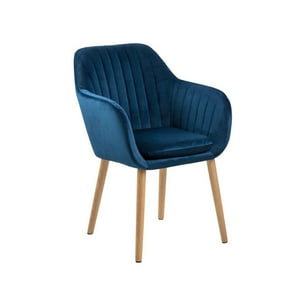 Klik Muebles - Butaca Sitial Diamante Terciopelo - Azul