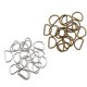 thumbnail image 3 of 200pcs Aleación DIY D Anillos Dee Anillos para Artesanías Correas Fleje 15x10x2mm, 3 of 5