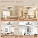 thumbnail image 2 of Ventilador de techo VOLISUN de 23,6" sin aspas con luz LED regulable, 2 of 7