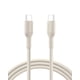 thumbnail image 1 of Cable USB-C a USB-C Belkin Eco de 2 m y 60 W de carga rápida, color arena, 1 of 9