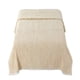 thumbnail image 4 of Frazada 2 Plaza Con Textura De Flores Color Beige, 4 of 4