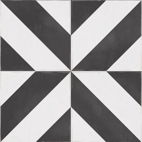 Dekofix - Baldosa Autoadhesiva 33X33 Manhattan Negro