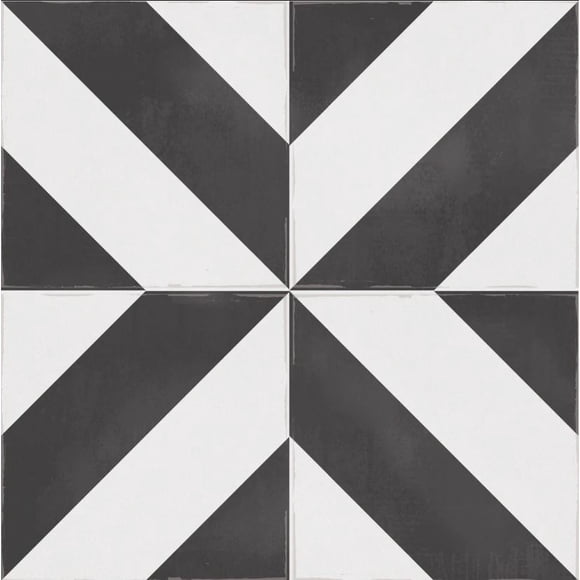 Baldosa autoadhesiva 33x33 Manhattan Negro