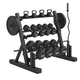 thumbnail image 1 of Rack 3 Niveles Profesional para Mancuernas Discos Multifuncional, 1 of 2