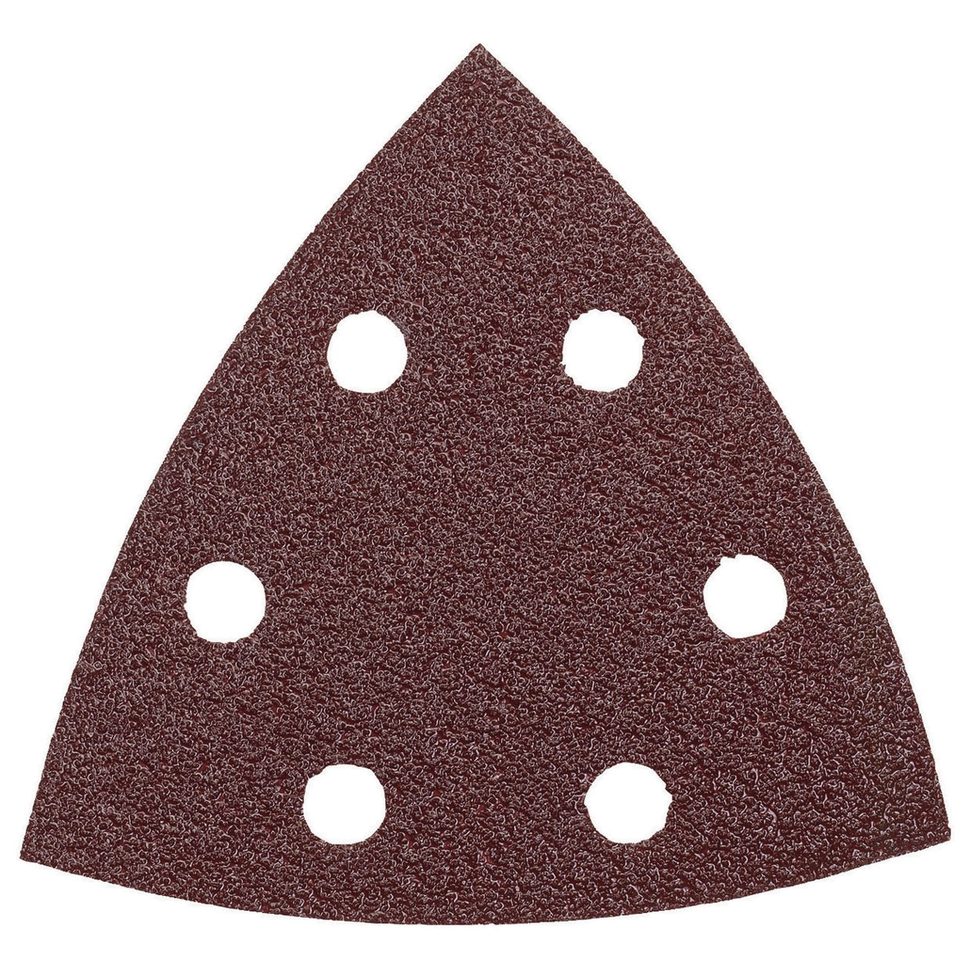 Hoja De Lijado Bosch Detail Triangle Red 240 Grit (paquete De 5)
