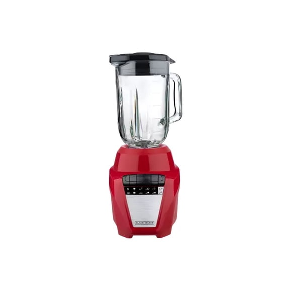 Licuadora Black+Decker 700W Vaso de Vidrio 1.5L Roja