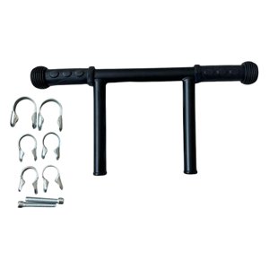 Magideal - Extensión Del Manillar De La Manija Del Cochecito, Extensión Del Manillar De Metal Resistente, Reposabrazos De Extensión Para Cochecito, Accesorios Pa 3 Clips