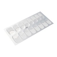 Ioensy - Tiras De Esmalte De Uñas De Gel Curado, Pegatinas Para Niñas, Tiras De Esmalte De Gel De Salón, Color Blanco