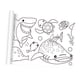 thumbnail image 5 of Pósteres Para Colorear, Regalo De Cumplea?os, Rollo De Papel Artístico DIY, Adhesivo Para El Hogar, Dibujo, Mundo Marino, 5 of 5