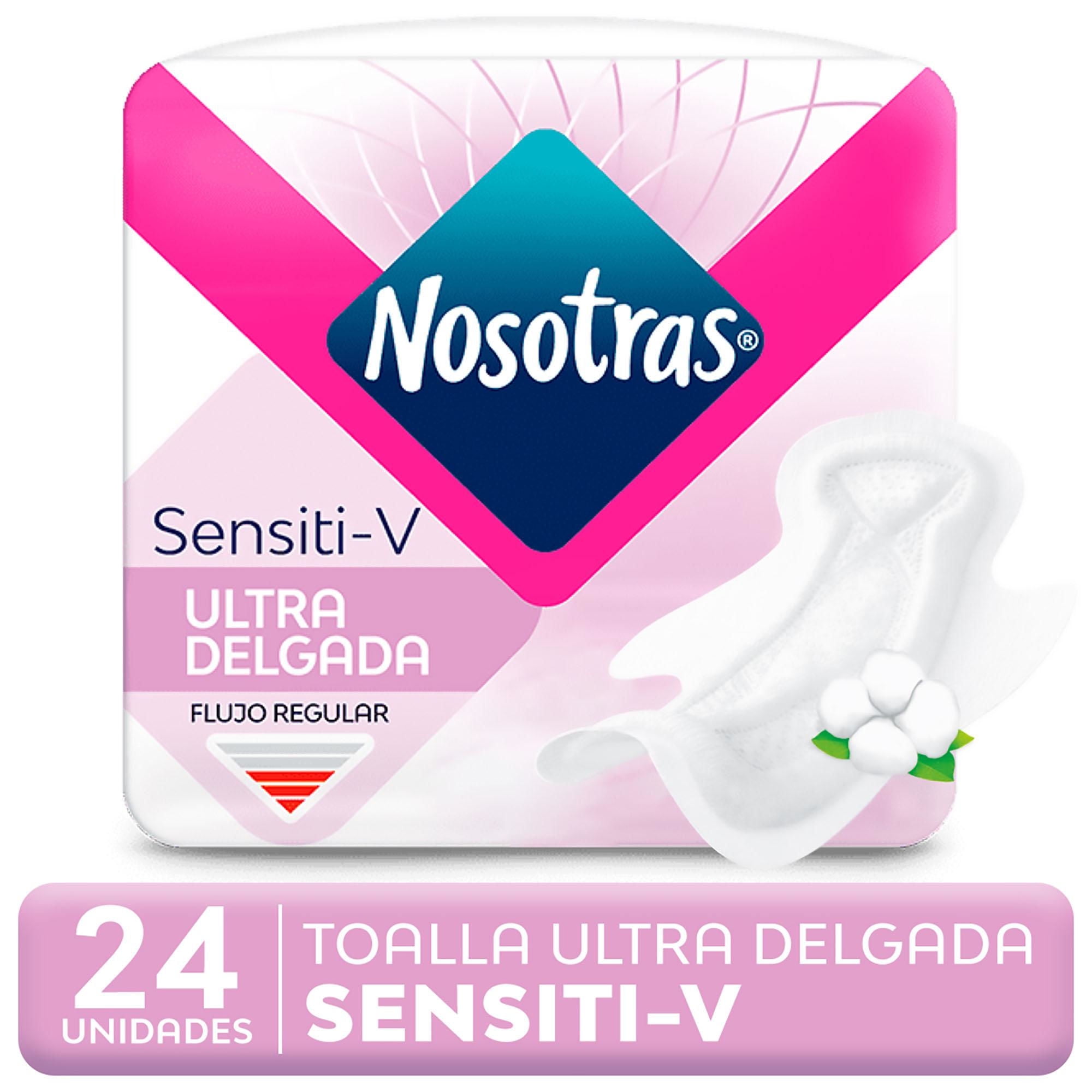 Toallas Higiénicas Sensiti-v Ultra Invisible 24 Un Nosotras