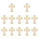 thumbnail image 4 of 12 Cruces De Madera Para Manualidades, Adornos Colgantes Para Puertas Y Tarjetas, Estilo B, 4 of 5