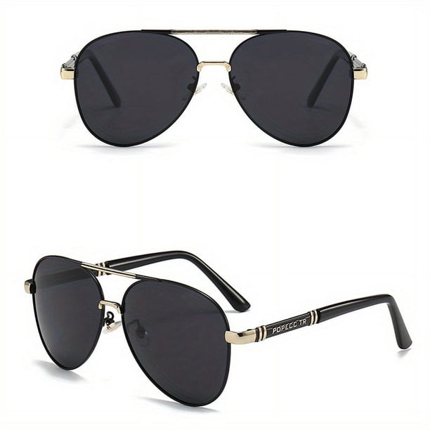 Large Frame Polarized Sunglasses for Drivers, Riders, and Outdoor Enthusiasts - UV400 Protection and Glasses Case Included