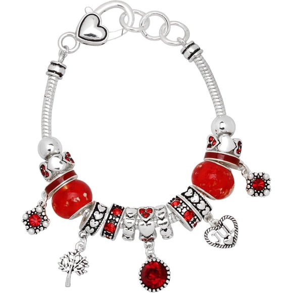 Pulsera Falari Birthstone Multicolor Dijes Plateada