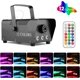 thumbnail image 3 of Máquina de humo con luces, luces LED de 3 niveles con 12 colores y efecto estroboscópico para fiestas, bodas, vacaciones, Navidad, máquina de humo portátil remota Fansteck de 500 W mejorada, 3 of 6
