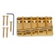 thumbnail image 4 of Puente Dorado De Bajo De 4 Cuerdas Con Tornillos De Llave Para Bajo Eléctrico, 4 of 5
