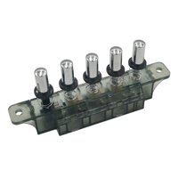 Bothyi - Interruptor De Campana Extractora, 5 Teclas, Duradero, Interruptor De Tablero De Teclas De Encendido Para Campana Extractora Para Mq165