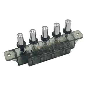 Bothyi - Interruptor De Campana Extractora, 5 Teclas, Duradero, Interruptor De Tablero De Teclas De Encendido Para Campana Extractora Para Mq165