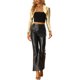 thumbnail image 2 of INSPIRE CHIC Bolero Recortado de Halloween para Mujer Fiesta Holográfica Brillante Ligero Cárdigan Metálico M Oro, 2 of 6