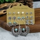 thumbnail image 1 of Vintage Boho Turquoise Drop Dangle Earrings Set - Perfect Gift for Women & Girls!, 1 of 5