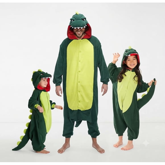 pijama disfraz Dino niño adulto