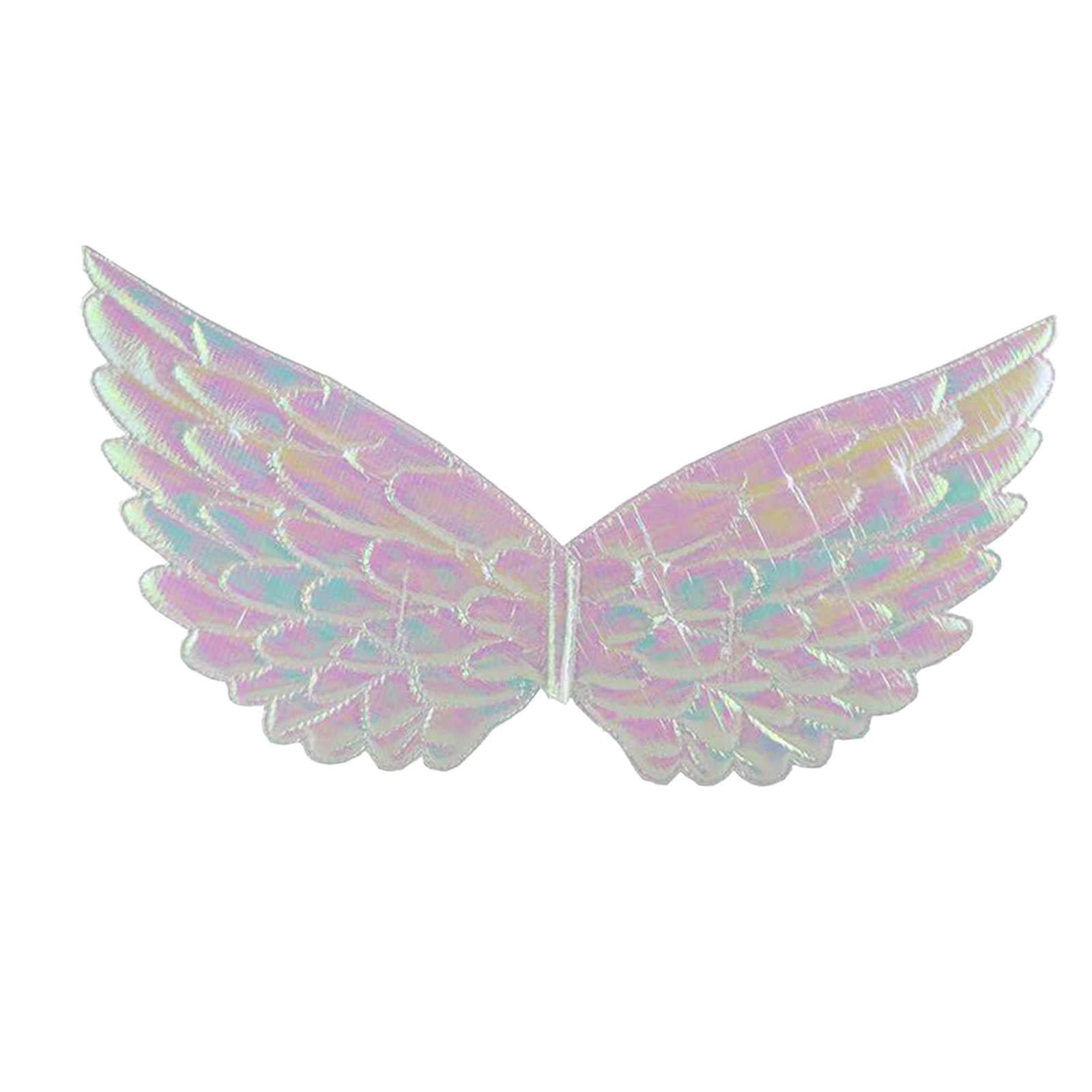 Magideal - Ángel Para Niños, Accesorios Para Disfraces, Disfraces, Disfraces, Alas Para Halloween, De Cumpleaños, Navidad, Día Niño, Regalos De , Blanco