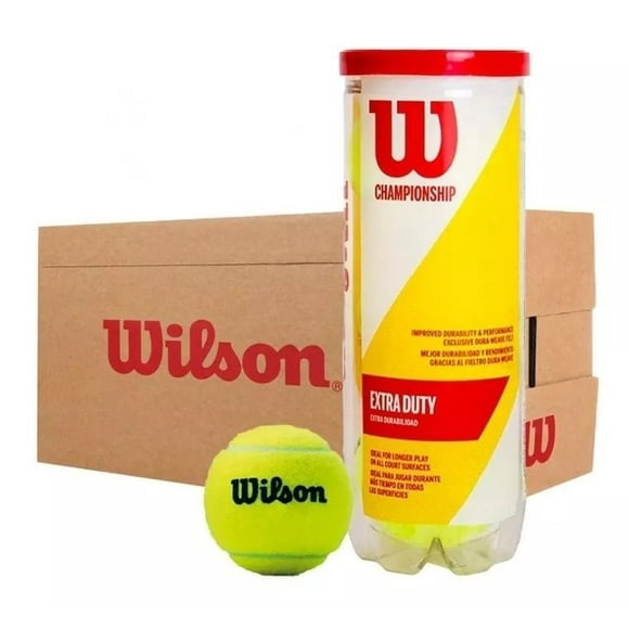 Caja de Pelotas de Tenis Wilson Championship X3 - 24 Tarros