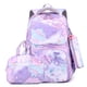 thumbnail image 1 of School Backpack for Girls Teens Kids Elementary School 3 Pieces Lightweight Backpack with Lunch Bag and Pencil Case, 1 of 3