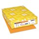 thumbnail image 1 of Papel de color Neenah Astrobrights Cosmic Orange, 8,5 x 11, 500 hojas, 1 of 5