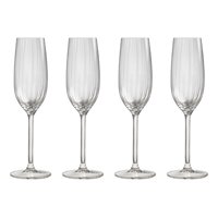 Royal Leerdam - Set 4 Copas Flauta Plisse 210 Ml
