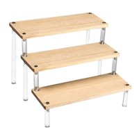 Magideal - Soporte De Exhibición De Acrílico Mostrador Venta Al Por Riser Cupcakes Holder Organizador Almacenamiento Soporte De Exhibición De Joyería Para , 3 Niveles