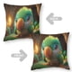 thumbnail image 2 of Loro Fundas de almohada de terciopelo con tema, regalos de funda de almohada, decoración para el hogar, cojín de lanzar, regalo de cumpleaños para fans y parejas.30*30cm., 2 of 6