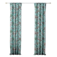 Greenland Home Fashions - Set De Cortinas Greenland Home Barefoot Bungalow Audrey