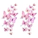 thumbnail image 1 of Decoración de pared de mariposas, 24 unidades, pegatinas 3D de mariposas para decoración de fiestas con imanes (coloridas, 24), 1 of 6