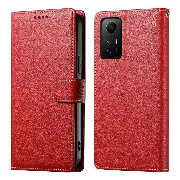 Funda para FOXDOCK Xiaomi Redmi Note 11 4G– Cuero Premium, 3 ranuras para tarjetas, Protección contra impactos